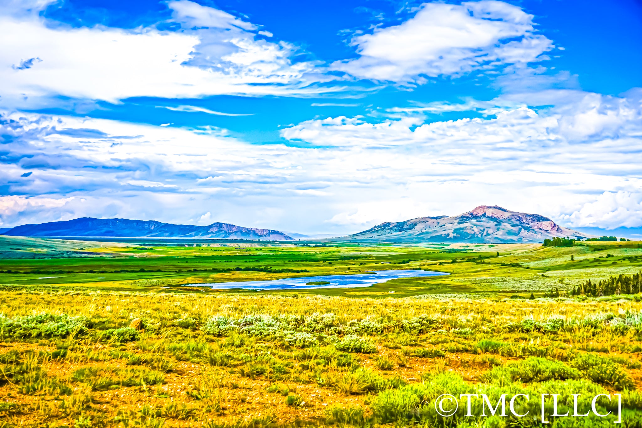 "Bright Blue Sky from Mount Zirkel Wilderness" [2017]