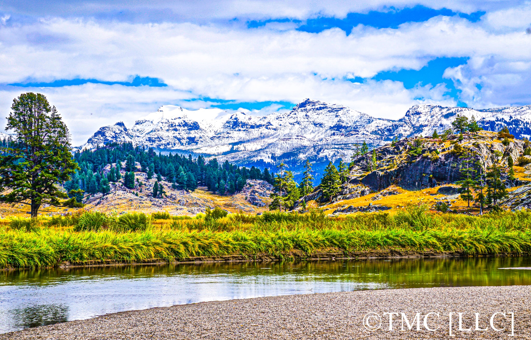 "Classical Landscape In Yellowstone National Park" [2017]