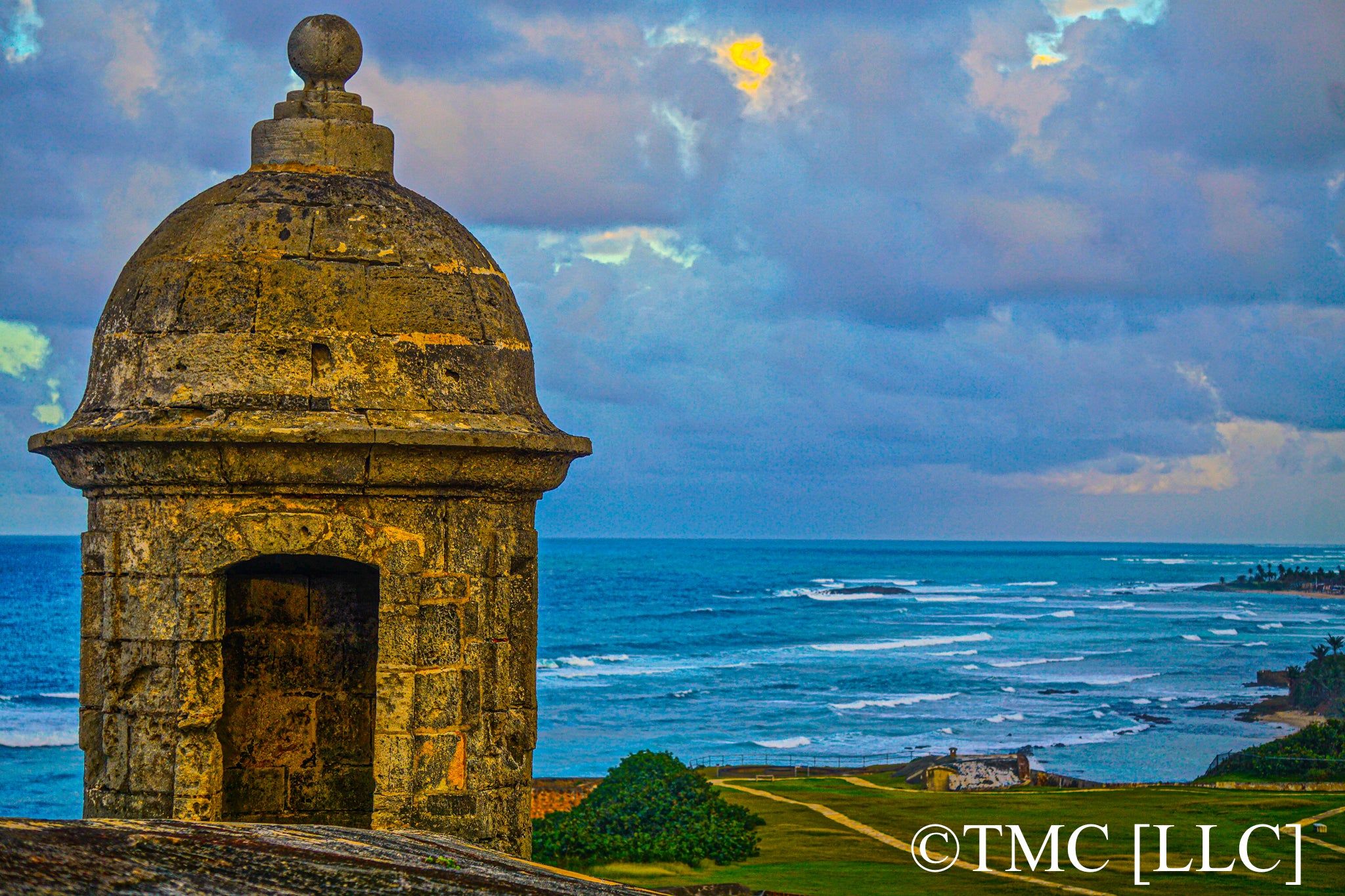 Oceanview Sundown from Castillo San Cristobal, Puerto Rico [2018]